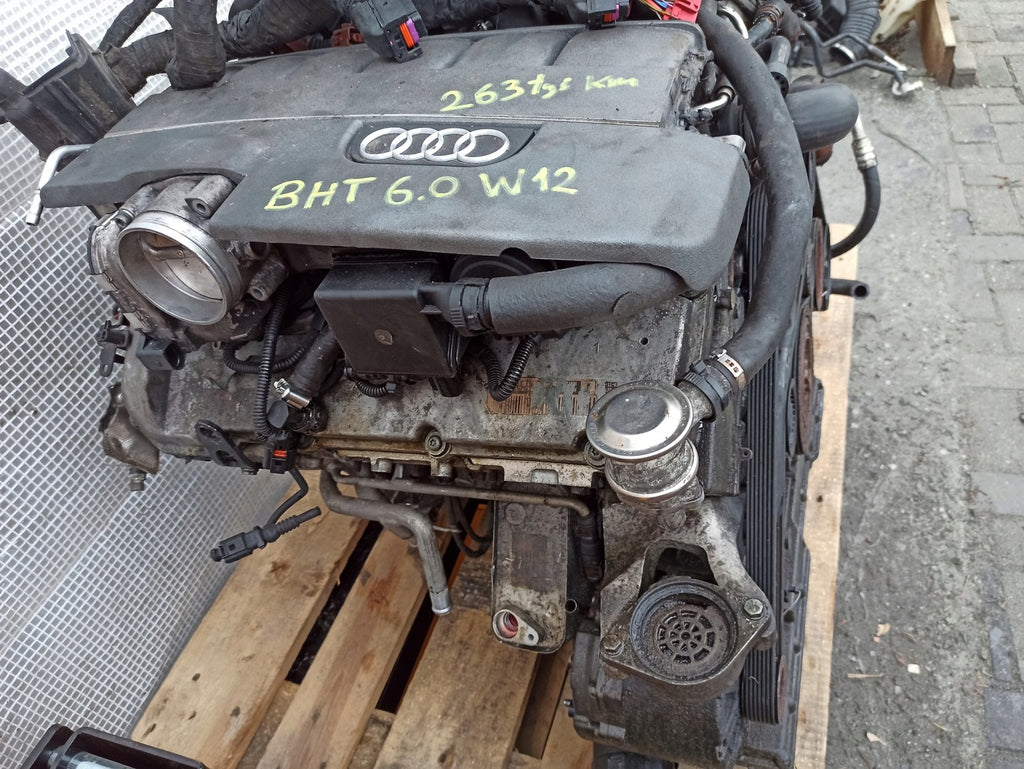 Motor Audi A8 BHT 6.0 450PS 331kW 263TKm Benzin Engine Komplett