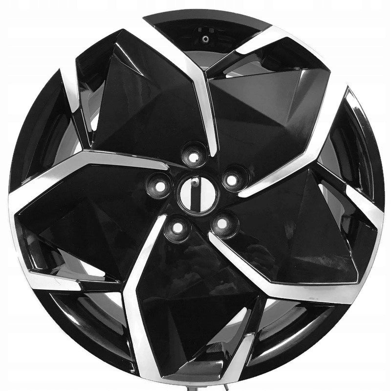 1x Alufelge 19 Zoll 7.5" 5x114.3 49 5ET Glanz Schwarz 52910G1130 Hyundai Ioniq FEL2511821971qg