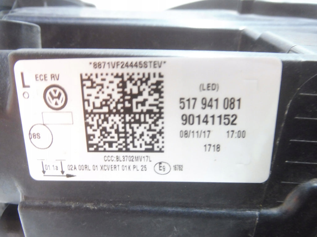 Frontscheinwerfer VW 517941081 Full LED Links Scheinwerfer Headlight SCH4097628654zr