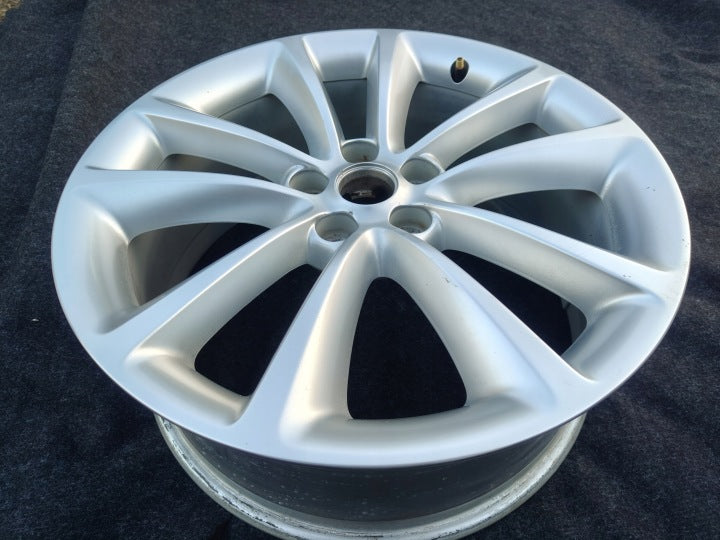1x Alufelge 18 Zoll 7.5" 5x105 42ET Glanz Silber 13259250 Opel Astra J Rim Wheel FEL3010891245ou