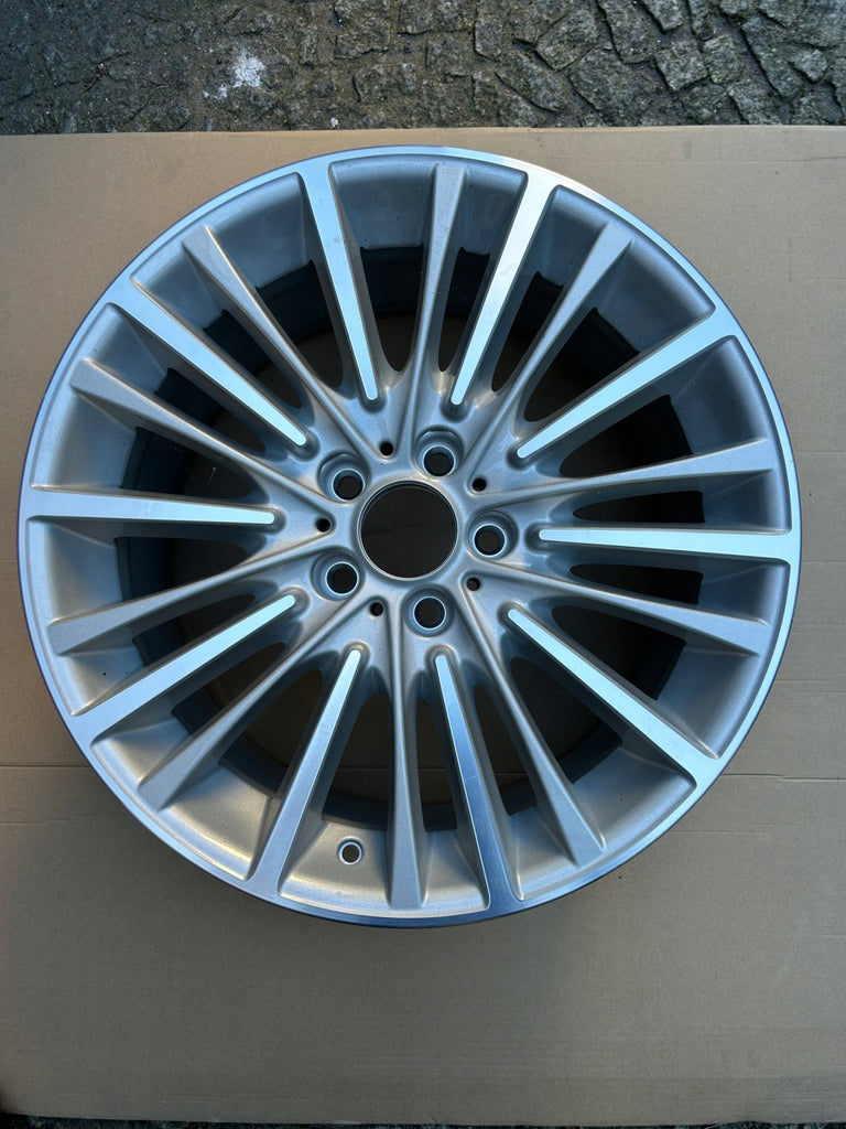 1x Alufelge 19 Zoll 9.0" 5x120 44ET Glanz Silber 6857670 BMW F06 F10 Rim Wheel FEL5157661839wd
