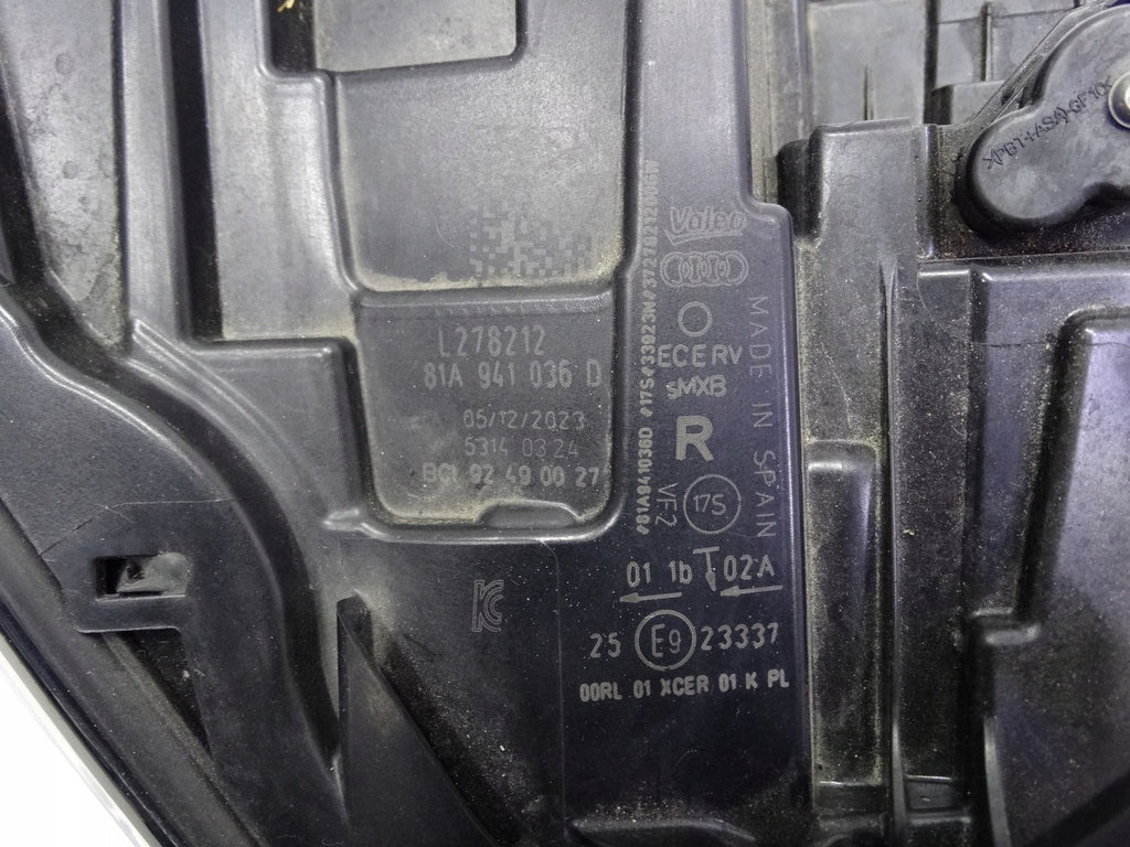 Frontscheinwerfer Audi Q2 81A941036D LED Rechts Scheinwerfer Headlight SCH6514080291qg