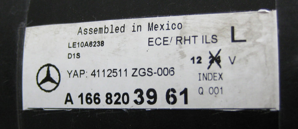 Frontscheinwerfer Mercedes-Benz W166 A1668203961 LED Links Headlight SCH2114495640qx