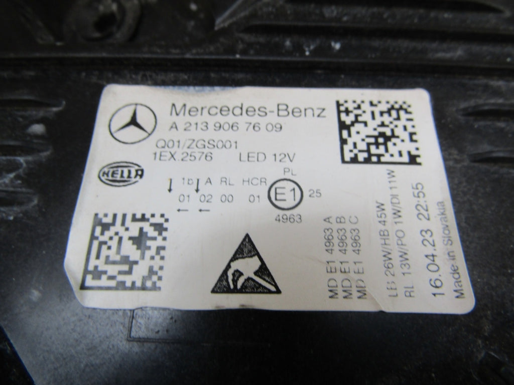 Frontscheinwerfer Mercedes-Benz W213 A2139067609 LED Rechts Headlight SCH6050835688dv