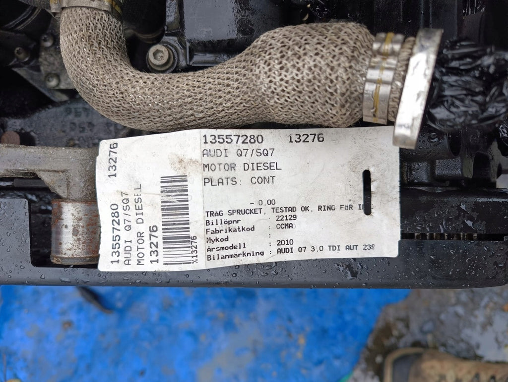Motor Audi Q7 CCMA 3.0 TDI 240PS 176kW 159TKm Diesel Engine Unkomplett