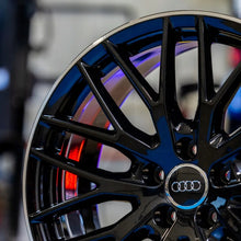 Load image into Gallery viewer, 4x Alufelge 19 Zoll 8.5" 5x112 43ET Glanz Schwarz 4G9601025K Audi A4 A3 FEL9090556176ov