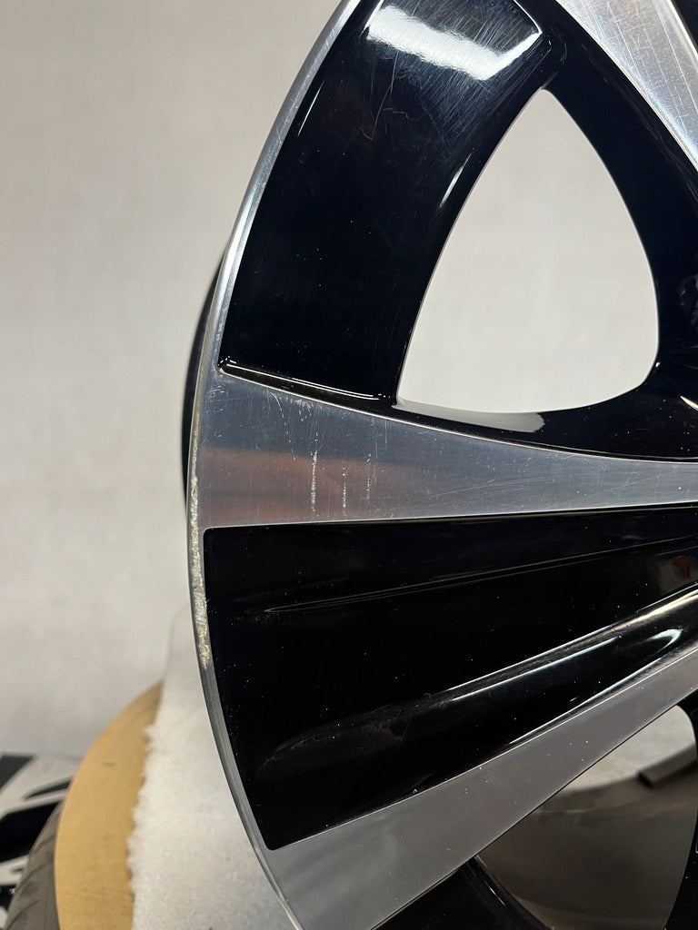 1x Alufelge 18 Zoll 8.0" 5x112 43ET Glanz Schwarz A2134013700 Mercedes-Benz W213 FEL8123030177oz