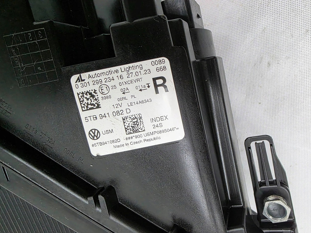 Frontscheinwerfer VW Touran 5TB941082D Full LED Rechts Scheinwerfer Headlight