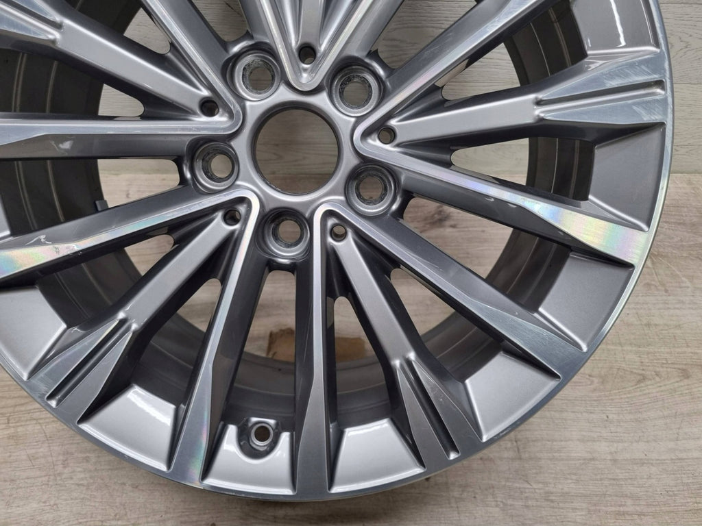 1x Alufelge 17 Zoll 7.5" 5x112 54ET Glanz Graphit 6856085 BMW 2 F45 Mg Rim Wheel FEL9924555040im