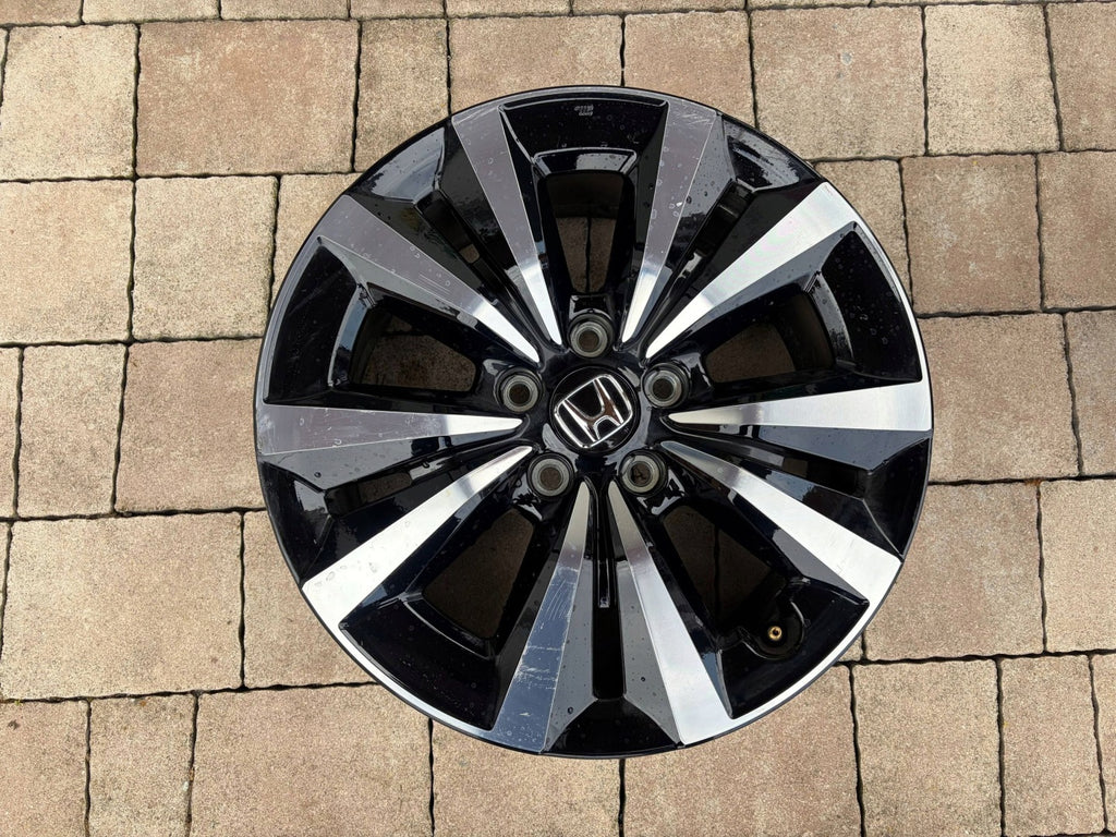 1x Alufelge 17 Zoll 7.0" 5x114.3 45ET Glanz Schwarz Honda Civic Ix Rim Wheel FEL9911834455tt