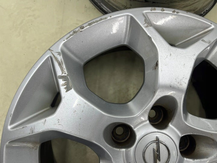 4x Alufelge 16 Zoll 6.5" 5x110 37ET 13116659 Opel Astra G Zafira B Meriva FEL2692770863sp
