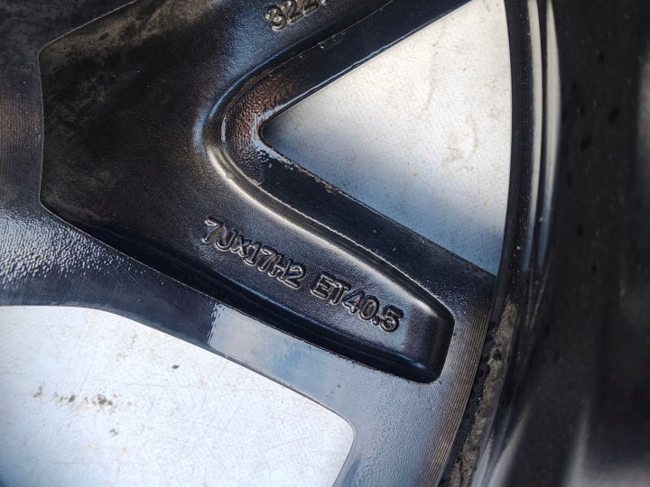 1x Alufelge 17 Zoll 7.0" 5x108 40 5ET Glanz Schwarz 32271987 Volvo S60 II V60 FEL7183865578sj