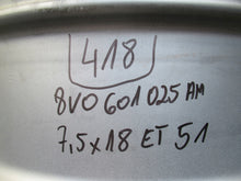 Load image into Gallery viewer, 1x Alufelge 18 Zoll 7.5" 5x112 51ET Glanz Grau 8V0601025 Audi A3 Mg Rim Wheel FEL9879130715zr