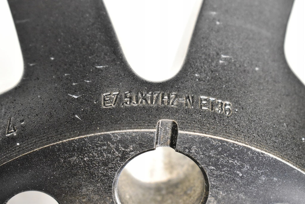 4x Alufelge 17 Zoll 7.5" 5x112 36ET Glanz Schwarz 4K0601025 Audi A6 Rim Wheel FEL8308501439hz