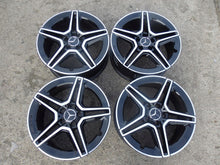 Load image into Gallery viewer, 1x Alufelge 18 Zoll 7.5" 5x112 49ET Glanz Schwarz A1774011500 Mercedes-Benz W177 FEL5668621443jd