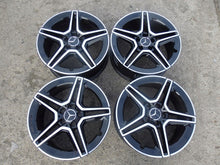 Load image into Gallery viewer, 1x Alufelge 18 Zoll 7.5" 5x112 49ET Glanz Schwarz A1774011500 Mercedes-Benz W177 FEL5668621443jd