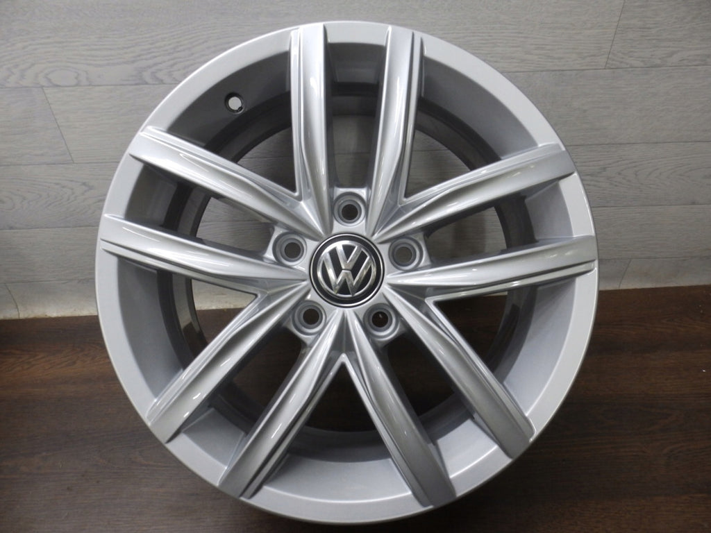 4x Alufelge 16 Zoll 6.5" 5x112 46ET Glanz Silber 5G0601025 VW Golf Vii Rim Wheel FEL9937215229ld
