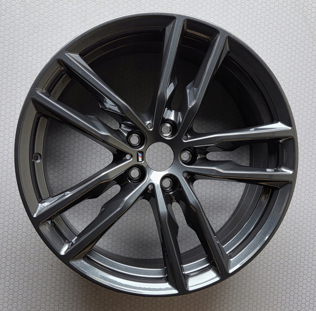 1x Alufelge 19 Zoll 7.5" 5x112 32ET Graphit 8093921 BMW X3 G01 G02 Rim Wheel FEL3418054368sn