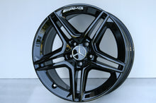 Load image into Gallery viewer, 4x Alufelge 18 Zoll 7.5&quot; 5x112 44ET Glanz Schwarz A2054019500 Mercedes-Benz Amg