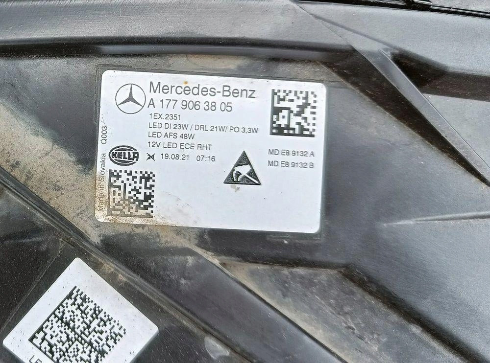 Frontscheinwerfer Mercedes-Benz W177 A1779063805 LED Rechts Headlight SCH1190347914le