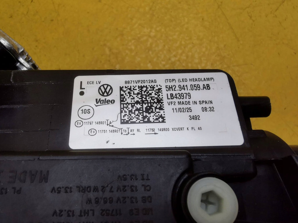 Frontscheinwerfer VW Golf VIII 5H2941059AB LED Links Scheinwerfer Headlight SCH4662479854es
