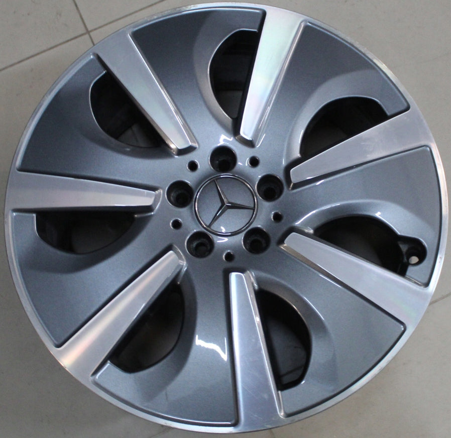 4x Alufelge 19 Zoll 8.5" 5x112 62ET Glanz Graphit A1664012902 Mercedes-Benz W166