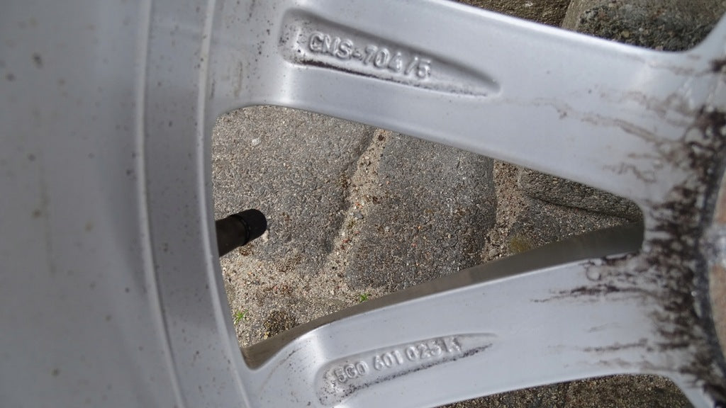 1x Alufelge 17 Zoll 6.0" 5x112 48ET 5G0601025K VW Golf Vii Rim Wheel FEL8716431510vv