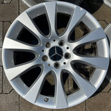 Load image into Gallery viewer, 4x Alufelge 18 Zoll 8.0" 5x112 56ET Glanz Silber A1664010602 Mercedes-Benz FEL1496159863gr