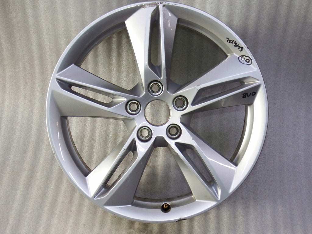 1x Alufelge 18 Zoll 7.0" 5x112 43ET Glanz Silber 8U0601025AG Audi Q3 Sportback