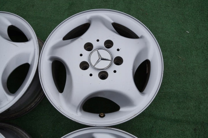 4x Alufelge 15 Zoll 5.5" 5x112 42ET Glanz Silber A4144010102 Mercedes-Benz Vaneo FEL7194775394wr
