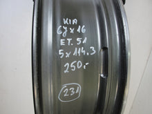 Laden Sie das Bild in den Galerie-Viewer, 1x Alufelge 16 Zoll 6.0" 5x114.3 51ET 13259247 Kia Rim Wheel FEL5415868085wh