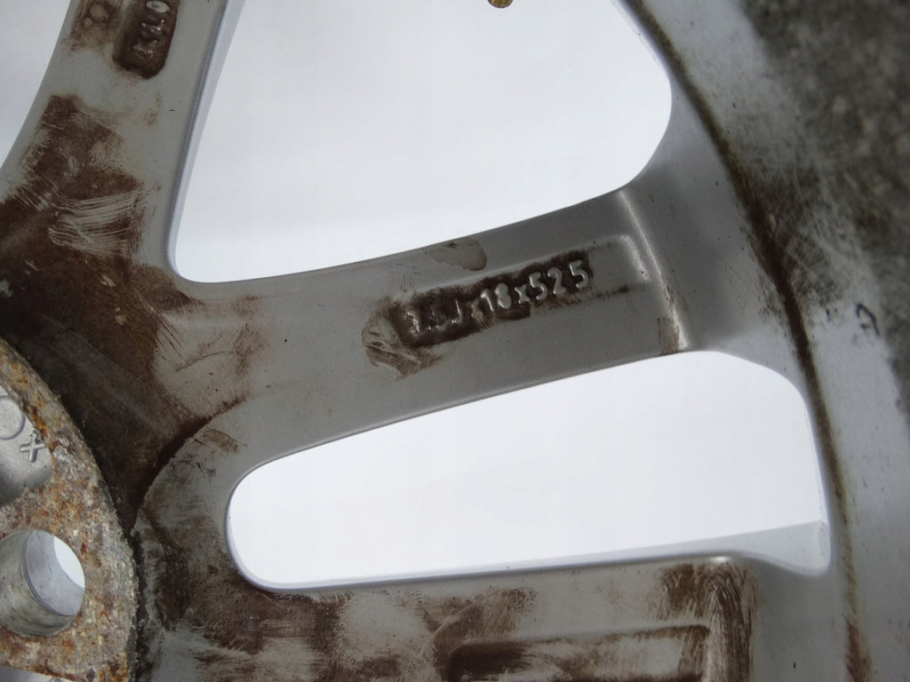 1x Alufelge 18 Zoll 7.5" 5x108 52,5ET Glanz Silber 31381456 Volvo S60 V60 V40