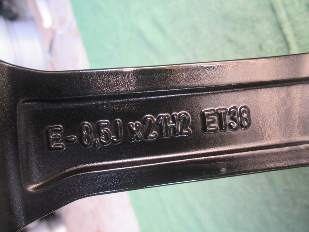 1x Alufelge 21 Zoll 8.5" 5x112 38ET Glanz Schwarz 83A601025AG Audi Q3 Rim Wheel FEL6445812598tu