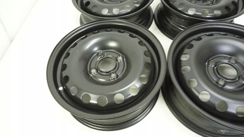4x Alufelge 14 Zoll 5.0" 4x100 35ET Glanz Schwarz 1S0601027 Seat Mii Citigo I FEL2780496067db