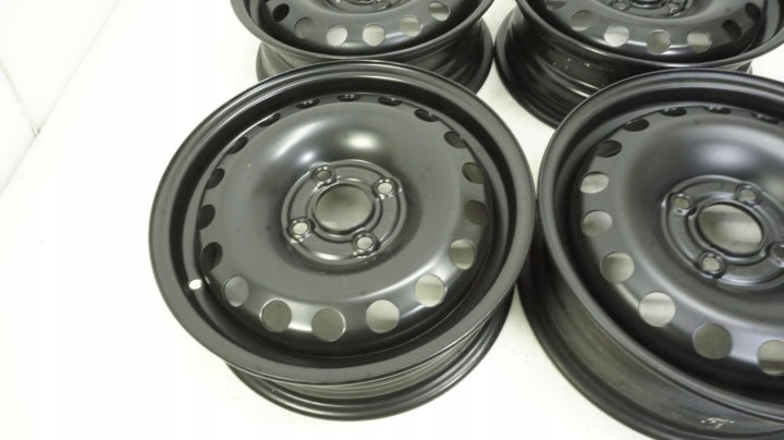4x Alufelge 14 Zoll 5.0" 4x100 35ET Glanz Schwarz 1S0601027 Seat Mii Citigo I FEL2780496067db