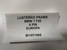 Laden Sie das Bild in den Galerie-Viewer, Außenspiegel Seitenspiegel BMW 1 F20 Rechts Zum Streichen Side Mirror