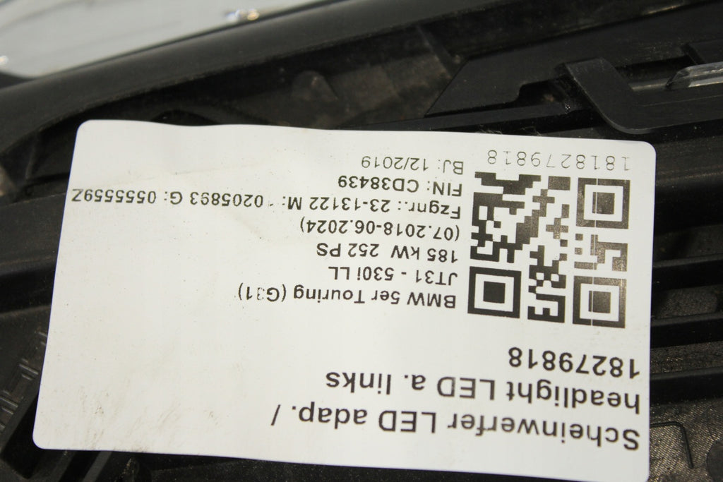 Frontscheinwerfer BMW G31 G30 9850581 Full LED Links Scheinwerfer Headlight SCH6941429158nf