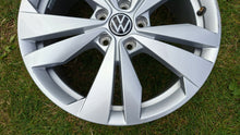 Load image into Gallery viewer, 1x Alufelge 18 Zoll 7.5" 5x112 50ET Glanz Silber 10A071498 VW I Rim Wheel FEL4514778932sl