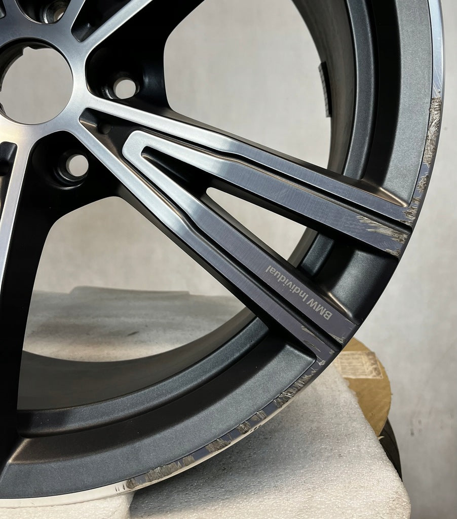 1x Alufelge 19 Zoll 8.0" 5x112 27ET Matt Silber 8089896 BMW 3 G21 G20 Rim Wheel FEL6197680432qk