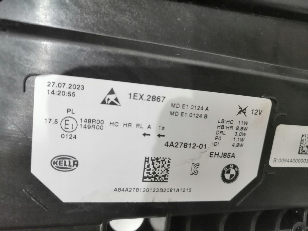 Frontscheinwerfer BMW X1 4A27812-01 LED Rechts Scheinwerfer Headlight SCH1171739101lz