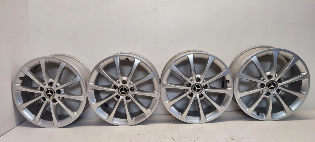 4x Alufelge 17 Zoll 6.5" 5x112 44ET Glanz Silber A1774010300 Mercedes-Benz W247 FEL3955974456wo