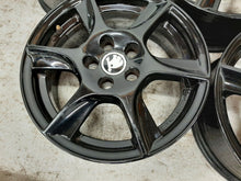 Laden Sie das Bild in den Galerie-Viewer, 4x Alufelge 15 Zoll 6.0" 5x100 38ET Glanz Schwarz TL60538 Skoda Fabia I FEL8768591266fa