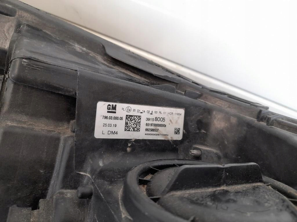 Frontscheinwerfer Opel Astra K 39158005 LED Ein Stück (Rechts oder Links)