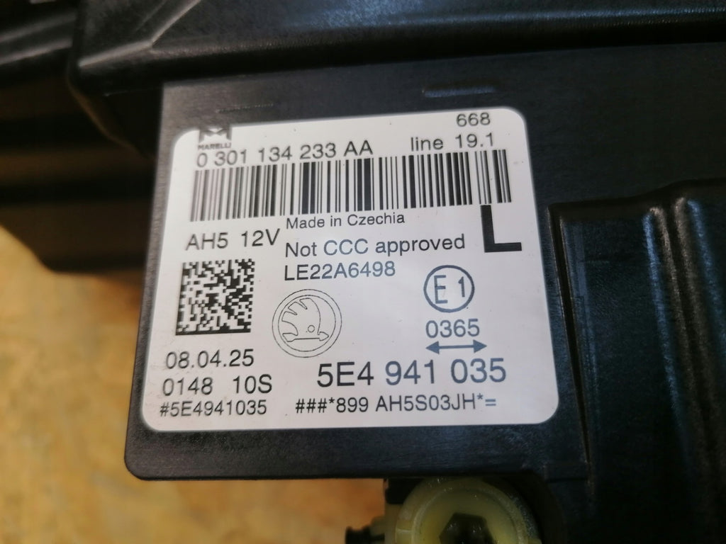 Frontscheinwerfer Skoda Octavia 5e3 I 5E4941035 Full LED Links Headlight SCH9814698582kj