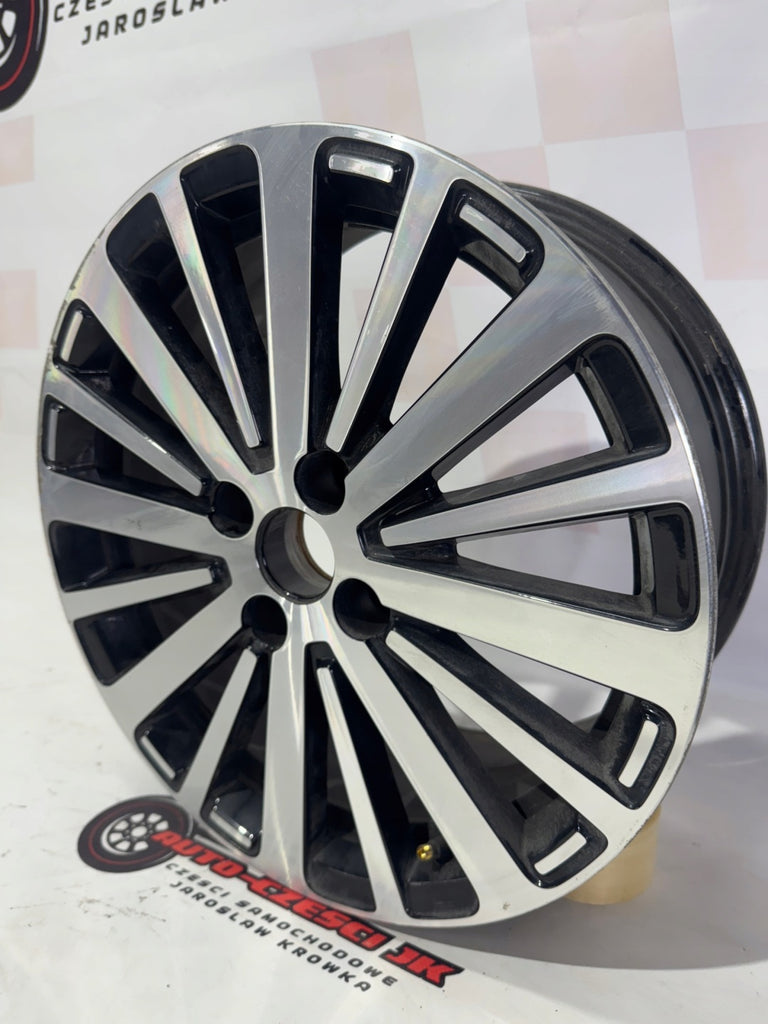 1x Alufelge 16 Zoll 7.0" 4x100 37ET Glanz Weiß 403002573R Renault Clio I FEL3141045431lu