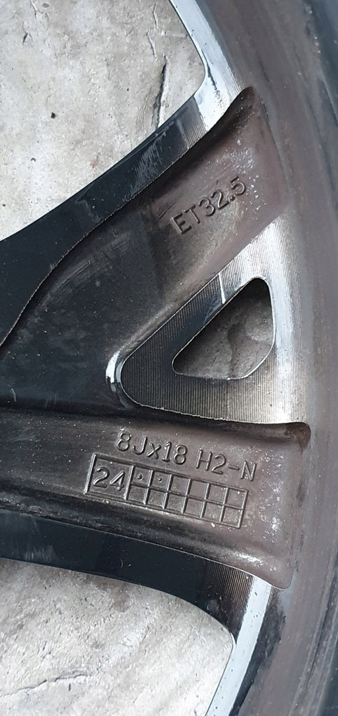 1x Alufelge 18 Zoll 8.0" 5x112 32ET Glanz Schwarz A2544010100 Mercedes-Benz Glc FEL2857063389yk