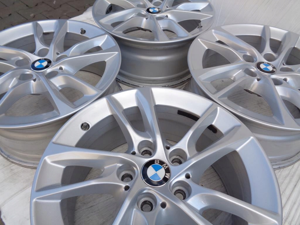 4x Alufelge 16 Zoll 7.0" 5x112 47ET Glanz Silber 6855083 BMW 2 F45 F46 Rim Wheel FEL9239285017gy