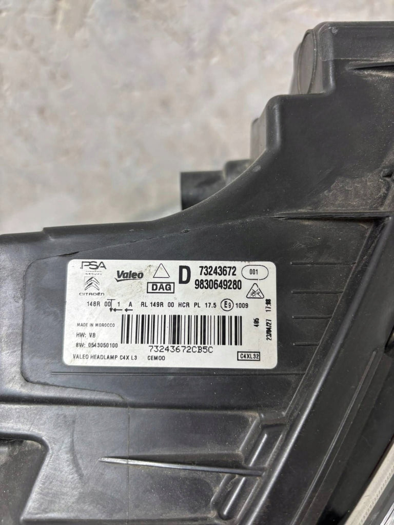 Frontscheinwerfer Citroën C4 III 9830649280 73374698 LED Rechts Headlight SCH4413680534fr
