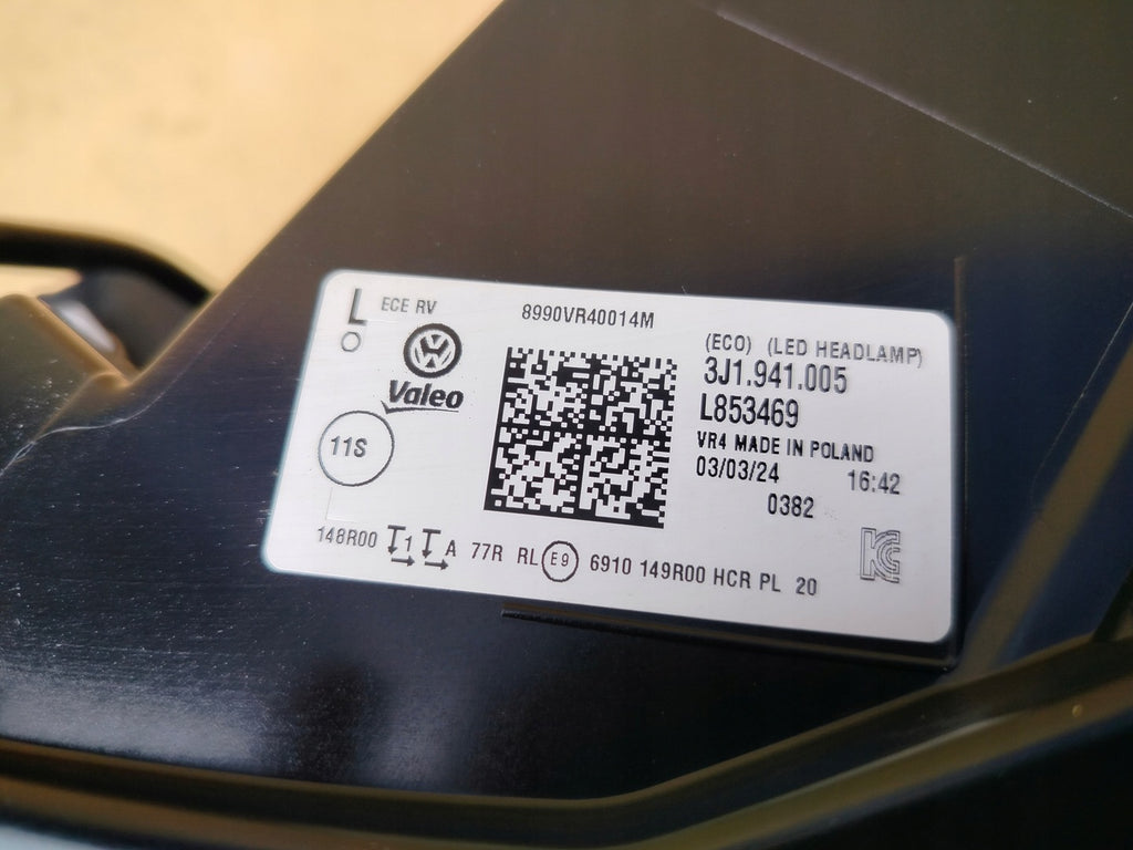 Frontscheinwerfer VW Passat 3J1941005 Full LED Links Scheinwerfer Headlight SCH8840426949fj