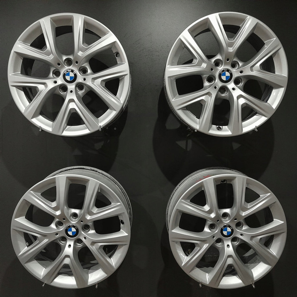4x Alufelge 17 Zoll 6.5" 5x112 39ET Glanz Silber 6856076-BM BMW F39 X1 F48 FEL5375346449cz